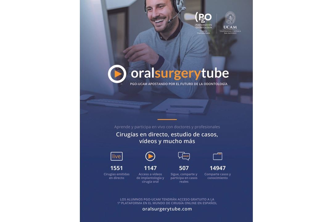 PgO UCAM adquiere la página web Oral Surgery Tube
